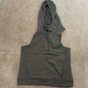 NOBULL Women’s Green Sleeveless Hoodie